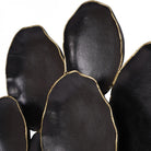 Arlow 7 Disc Black Metal Wall Art by Libra Interiors
