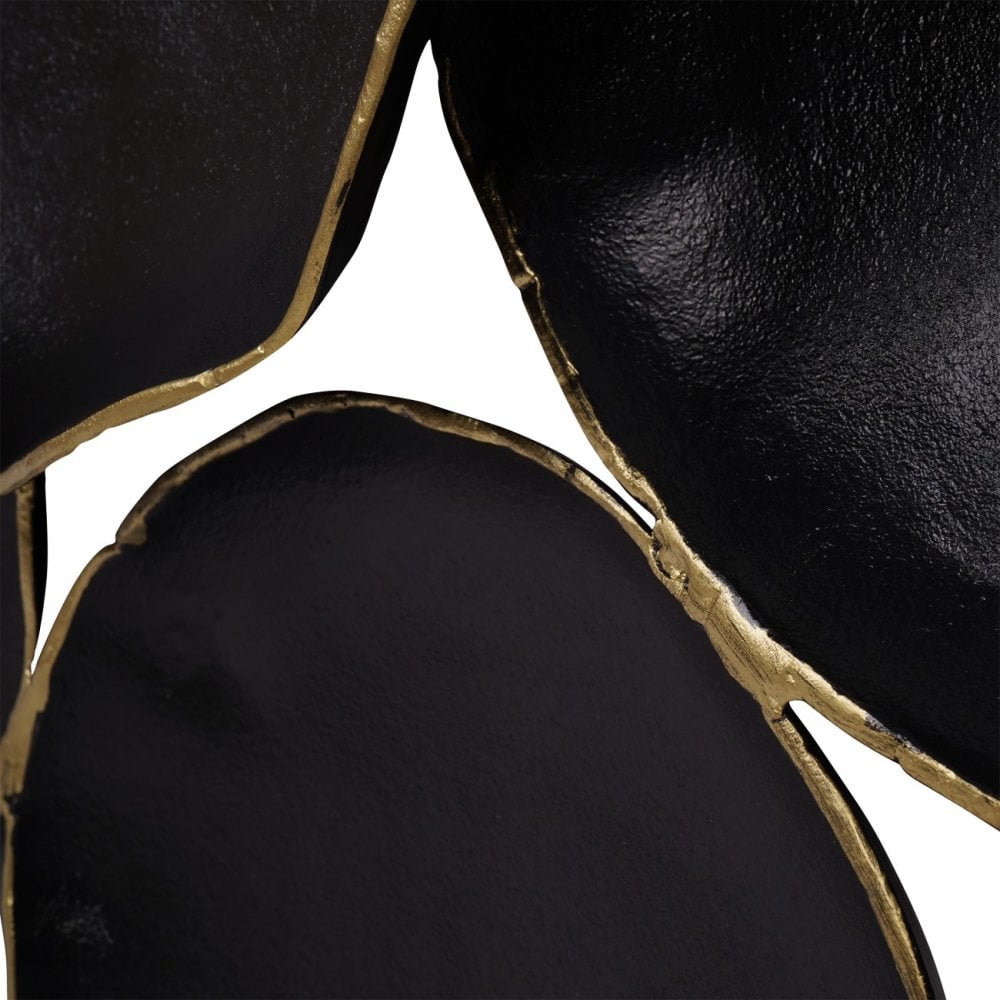 Arlow 7 Disc Black Metal Wall Art by Libra Interiors