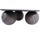 Salento Grey Marble Round Coffee Table by Libra Interiors