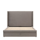 Halstead Double Bed Frame Taupe by Abode