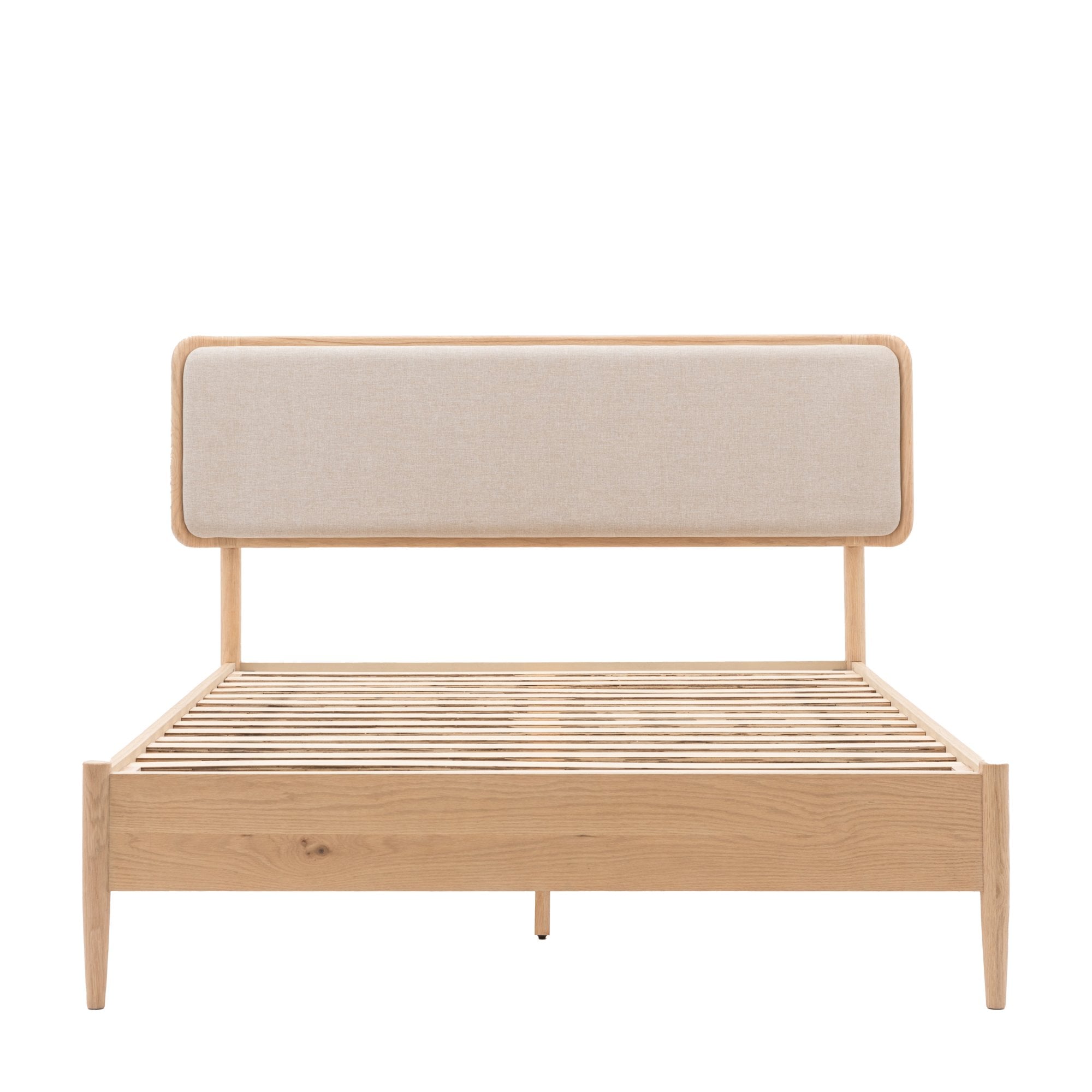 Hatfield 4'6 Bed Frame Natural by Abode