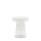 Murano Side Table White by Abode