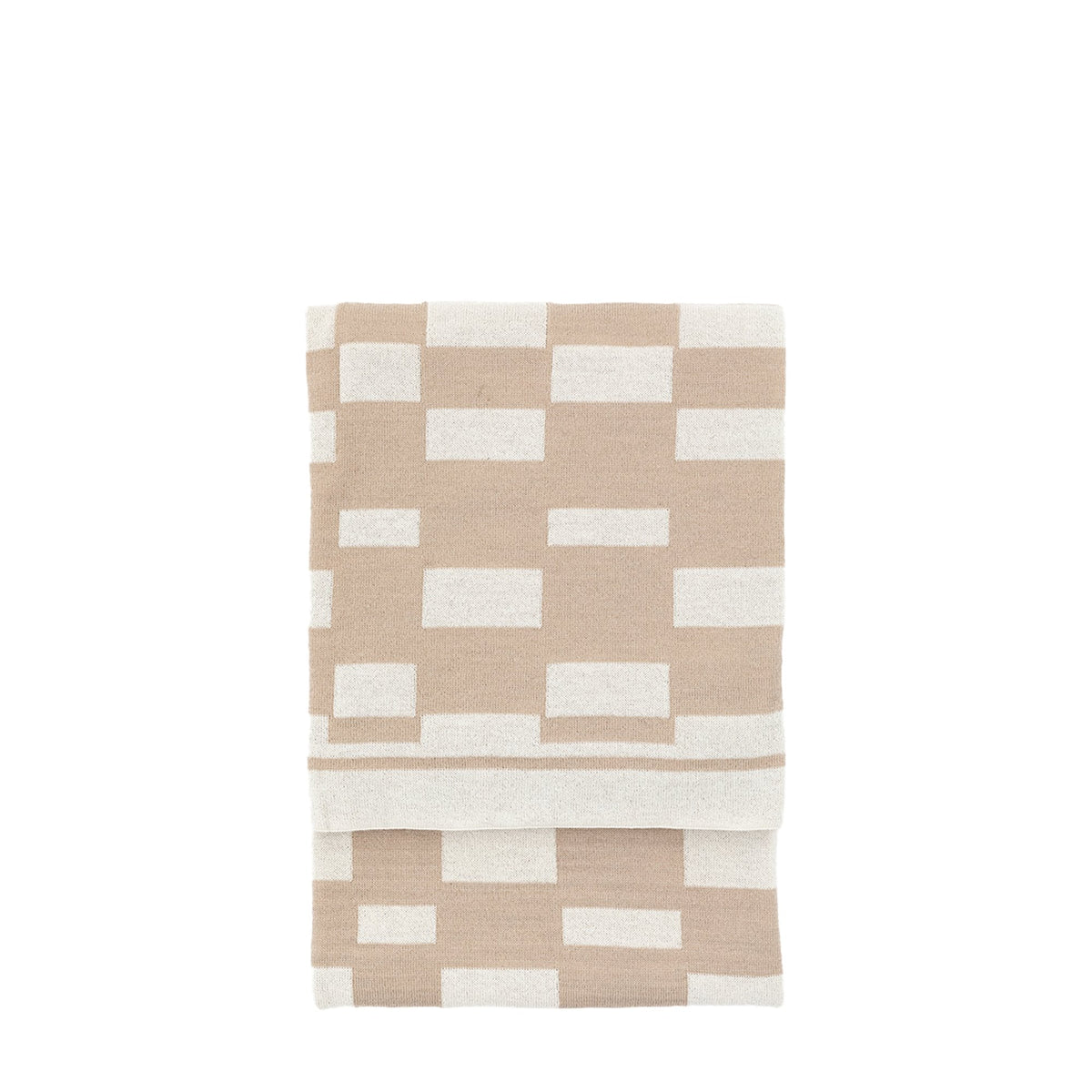 Lohko Knitted Throw Taupe by Abode
