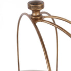 Belvedere Aged Gold Two Tiered Stand by Libra Interiors