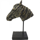 Bay Horse Head Sculpture by Libra Interiors