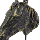 Bay Horse Head Sculpture by Libra Interiors