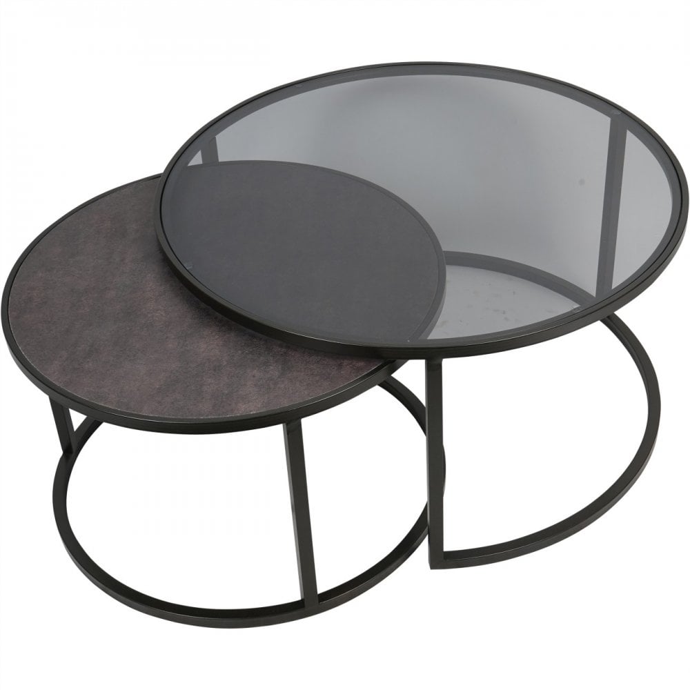 Turner Set of 2 Nesting Coffee Tables by Libra Interiors