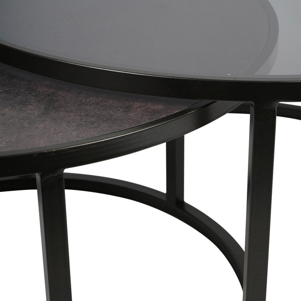 Turner Set of 2 Nesting Coffee Tables by Libra Interiors