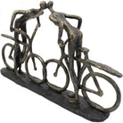 Smooching Cyclist Sculpture by Libra Interiors