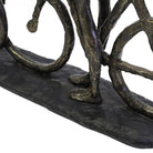 Smooching Cyclist Sculpture by Libra Interiors
