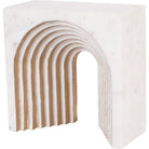 Genoa White Marble Decorative Sculpture by Libra Interiors