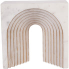 Genoa White Marble Decorative Sculpture by Libra Interiors