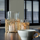 Loretta Gold Hurricane - Large by Richmond Interiors