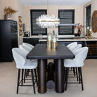 Menara Brown Counter Dining Table - 220cm by Richmond Interiors