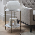 Genoa White Marble Decorative Sculpture by Libra Interiors