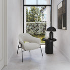 Arteta Polar Bouclé Accent Chair by Tommy Franks