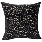 Spoton Velvet Cushion - Black Malini