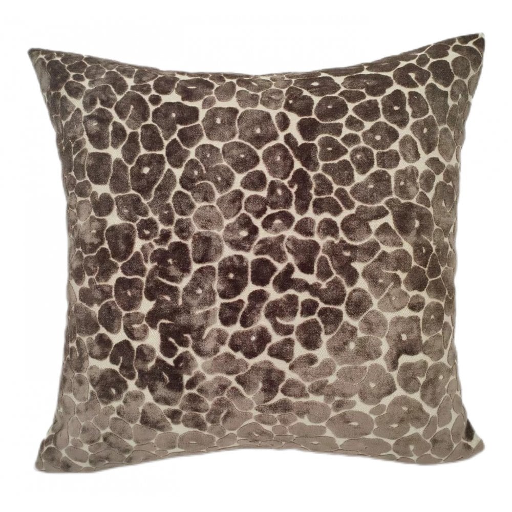 Spoton Velvet Cushion - Chocolate Malini