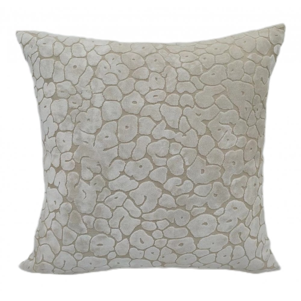 Spoton Velvet Cushion - Ivory Malini