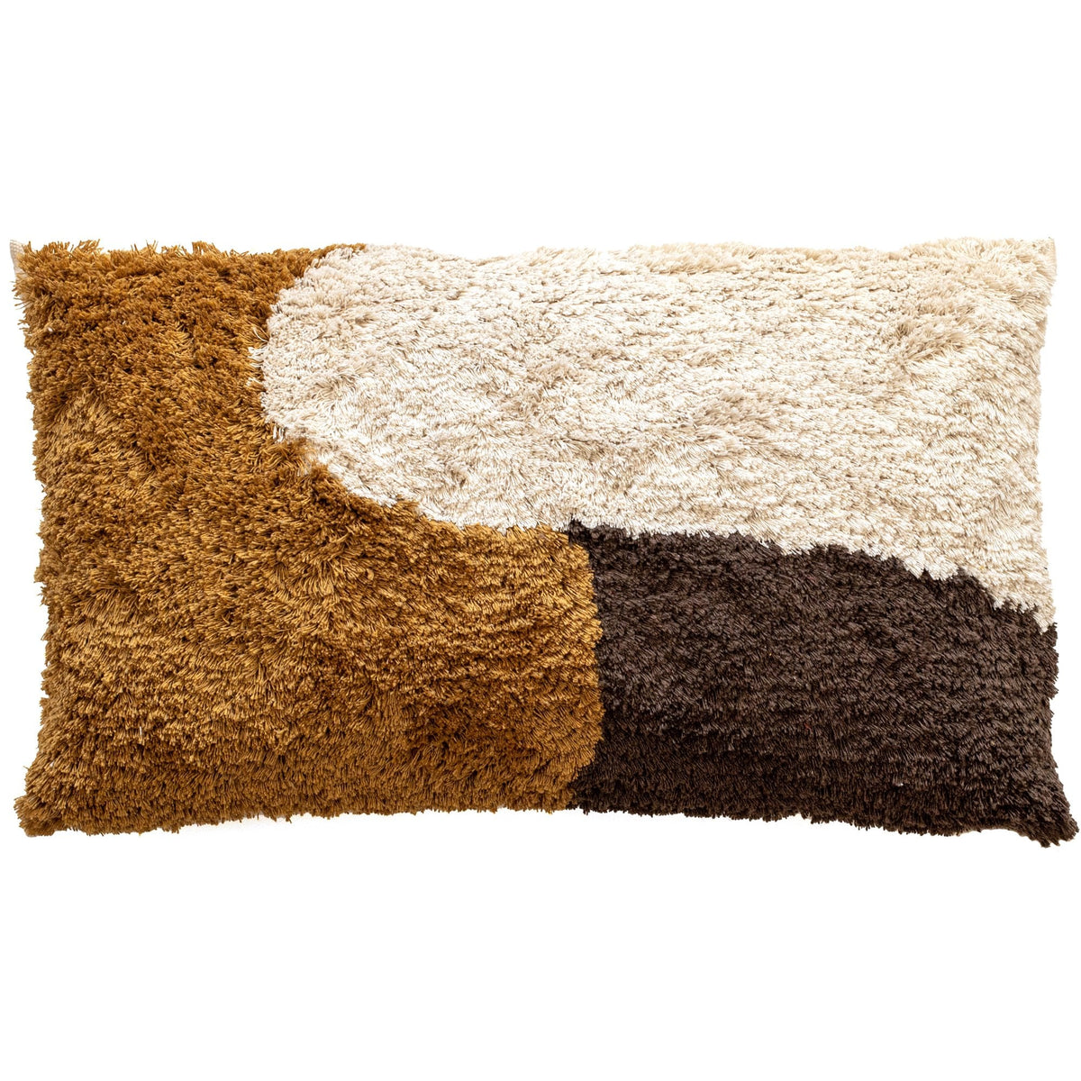 Didsbury Tufted Abstract Cushion 30x50cm - Neutral Malini