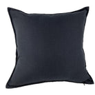 Tia Linen Blend Cushion - Black Malini