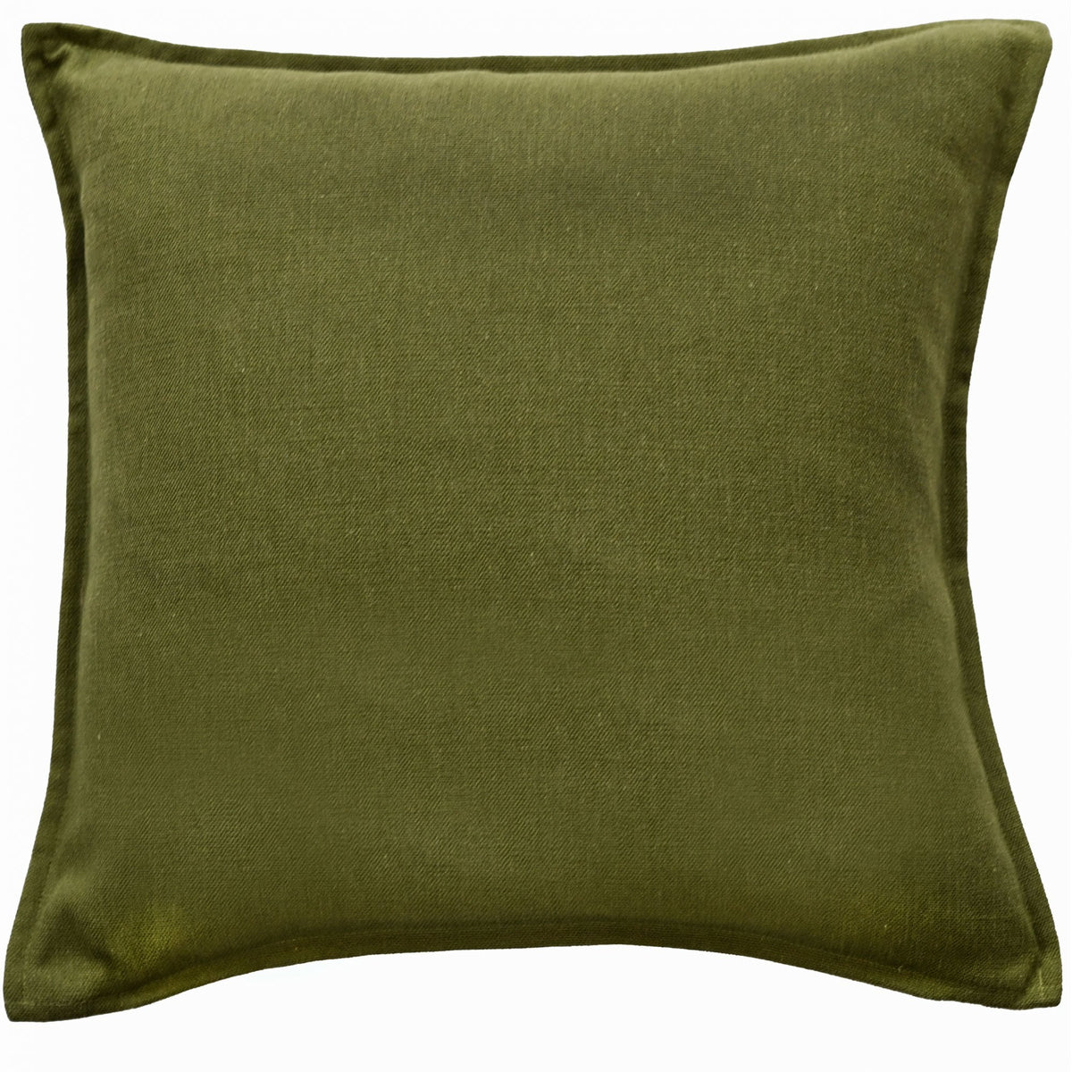 Tia Linen Blend Cushion - Olive Malini