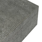 Set Of 2 Grey Shagreen Crossbar Boxes by Kensington