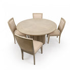 Tambour Round Dining Table by Mindy Brownes