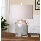 Melizzano Sage Green Table Lamp by Mindy Brownes
