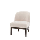 Bardfield Vanilla Fabric & Oak Wood Chair by Abode