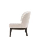 Bardfield Vanilla Fabric & Oak Wood Chair by Abode