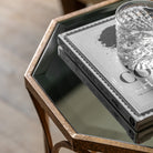 Canterbury Side Table Gold & Mirror by Abode