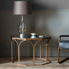 Canterbury Gold & Glass Coffee Table by Abode