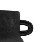 Gorki Small Black Cement Vase by Abode