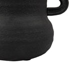 Gorki Small Black Cement Vase by Abode