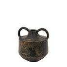 Gobi Small Cast Metal Vase by Abode