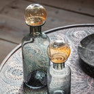 Elma Large Bottle With Stopper Grey & Brown by Abode