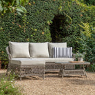 Menton Chaise Set Stone by Abode