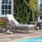 Menton Country Lounger Stone by Abode