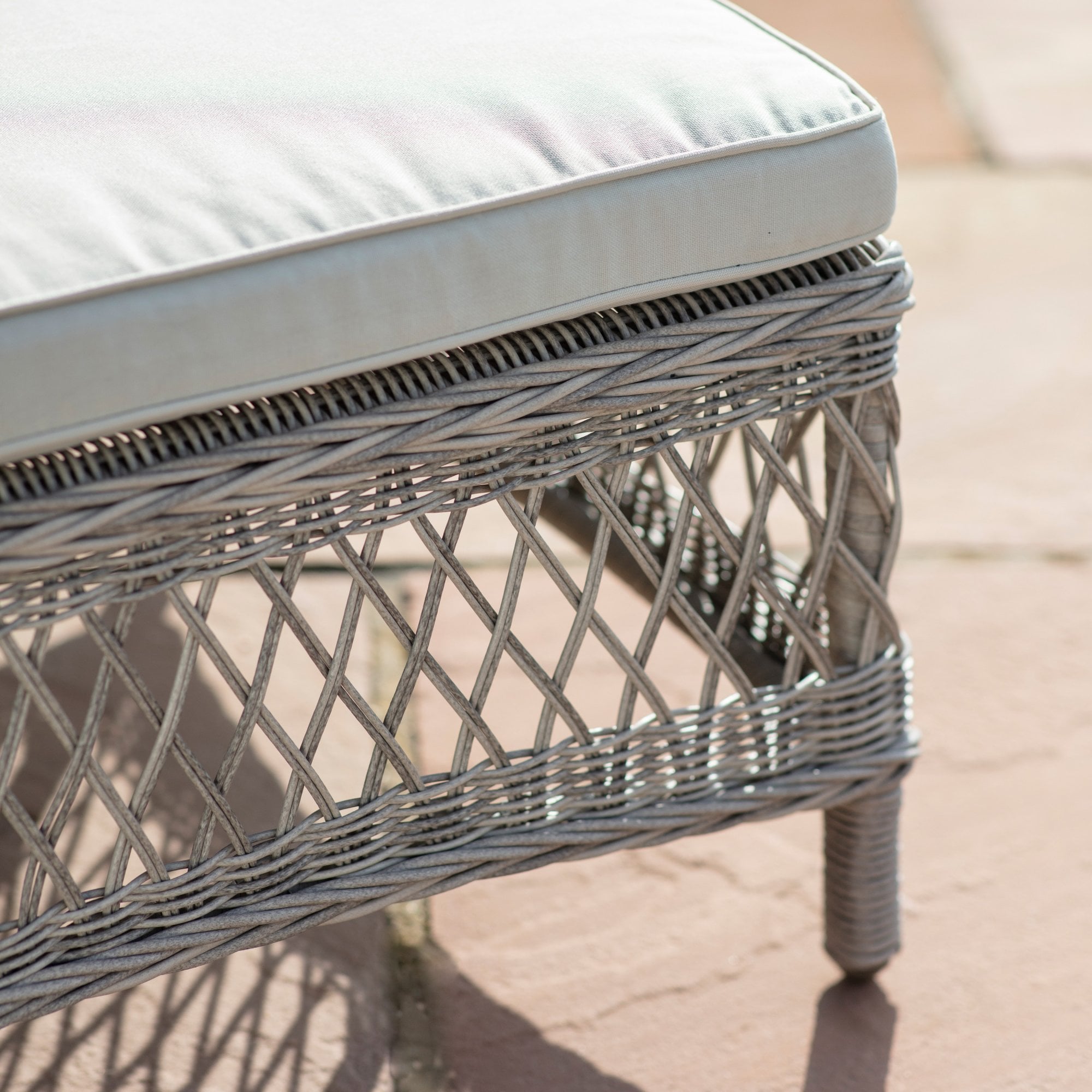 Menton Country Lounger Stone by Abode