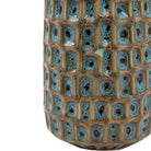 Reno Reactive Glaze Vase Teal/Brown (Set of 2) by Abode