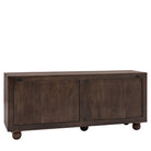 Arc Sideboard Dark Mango Wood 4 Door by Abode