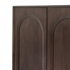 Arc Sideboard Dark Mango Wood 4 Door by Abode
