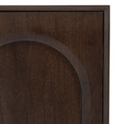 Arc Sideboard Dark Mango Wood 2 Door by Abode