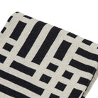 Meton Knitted Tassel Throw - Black by Abode