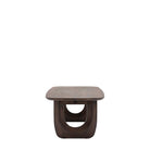 Arc Dark Mango Wood Coffee Table by Abode