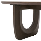 Arc Dark Mango Wood Coffee Table by Abode