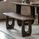 Amalfi Black Marble Dining Table by Abode