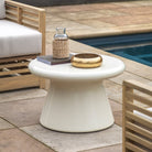Pavia Coffee Table Cream Glass Fibre & Reinforced Concrete by Abode