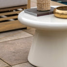 Pavia Coffee Table Cream Glass Fibre & Reinforced Concrete by Abode